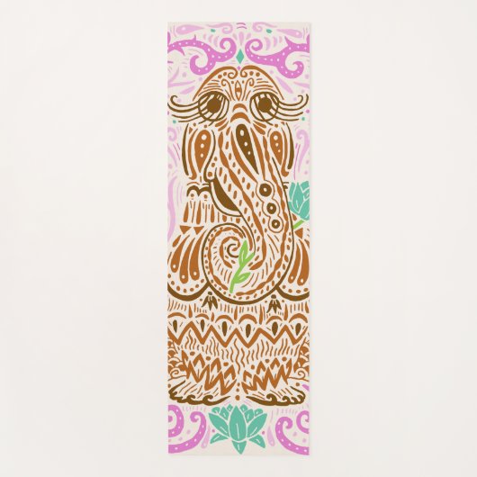 Bohemian Snuffleupagus Yogamat (Voorkant)