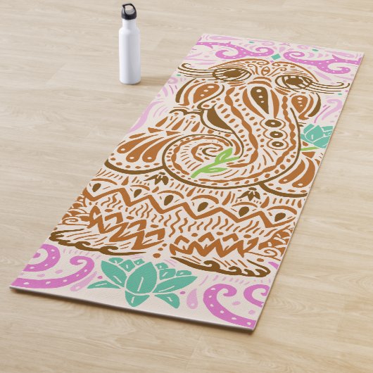 Bohemian Snuffleupagus Yogamat (In situ)