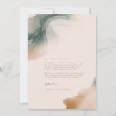 Bohemian Soft Natural Photo Arch Hartelijk dank Kaart (Achterkant)