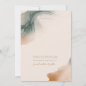 Bohemian Soft Natural Photo Arch Save Date Kaart (Achterkant)