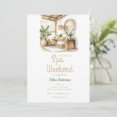 Bohemian Spa | vrijgezellenweekend Kaart (Staand voorkant)