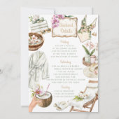 Bohemian Spa | vrijgezellenweekend Kaart (Achterkant)