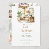 Bohemian Spa | vrijgezellenweekend Kaart (Voorkant / Achterkant)