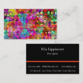 Bohemian Spirit Abstract Visitekaartje (Voorkant / Achterkant)