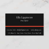 Bohemian Spirit Abstract Visitekaartje (Achterkant)