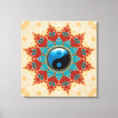 Bohemian Spirit Yin Yang Verpakt Canvas (Voorkant)