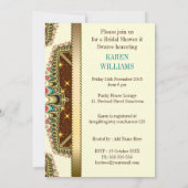 Bohemian Stars Bridal Shower Kaart (Achterkant)