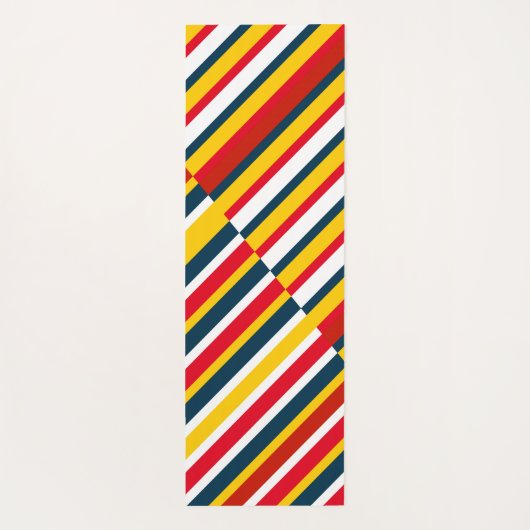 Bohemian Striped Yogamat (Achterkant)