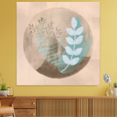Bohemian Style Abstracte Floral Art Canvas Afdruk (Insitu (Woonkamer))