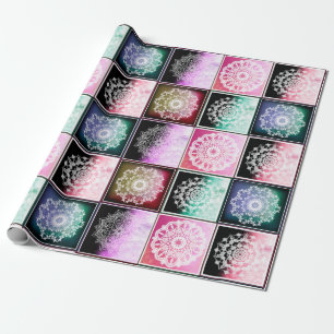 Bohemian Style Mandala Abstract design Cadeaupapier
