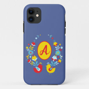 Bohemian Style Monogram Design Case-Mate iPhone Case