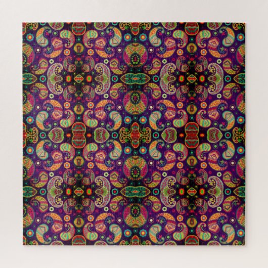 Bohemian Style Paisley Party Time Legpuzzel (Verticaal)