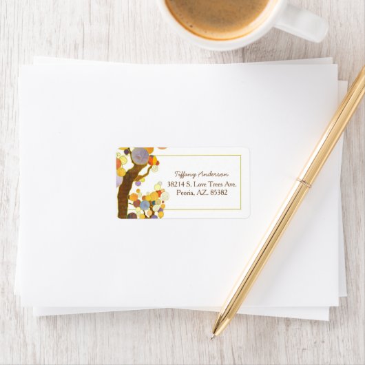 Bohemian Style Wedding Address Etiket (Insitu)