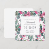 Bohemian Succulent & Floral - Bridesmaid Kaart (Voorkant / Achterkant)