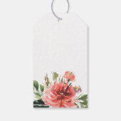Bohemian Summer Floral Wedding Welcome Bag Cadeaulabel (Achterkant)