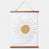 bohemian Sunshine stijl, Boho Sunshine, boho sun Hangend Wandkleed (Voorkant)