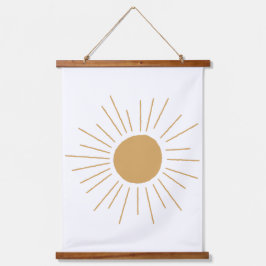bohemian Sunshine stijl, Boho Sunshine, boho sun Hangend Wandkleed