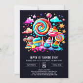 Bohemian Sweet Candyland Verjaardag Kaart (Voorkant)