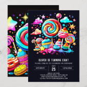 Bohemian Sweet Candyland Verjaardag Kaart (Voorkant / Achterkant)