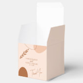 Bohemian Tan Brown Wedding Couples Bedankdoosjes (Geopend)