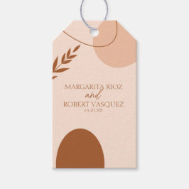Bohemian Tan Brown Wedding Couples Cadeaulabel