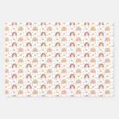 Bohemian Terracotta Rainbow 1st Birthday Inpakpapier Vel (Voorkant 3)