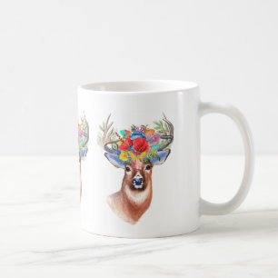 Bohemian Theme Majestic Stag Coffee Mok