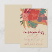 Bohemian Thlemed Invitation Bachelorette Party Kaart (Voorkant / Achterkant)