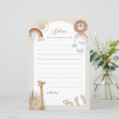 Bohemian Toys Giraffe Sun Advice for ouders to be (Staand voorkant)