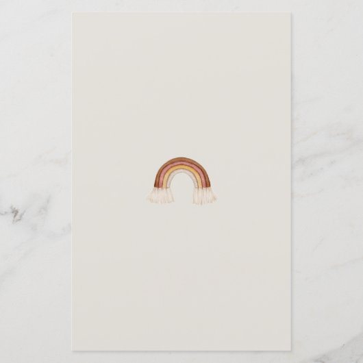 Bohemian Toys Giraffe Sun Advice for ouders to be (Achterkant)