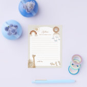 Bohemian Toys Giraffe Sun Advice for ouders to be Flyer (Enkel)