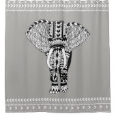 Bohemian Tribal Elephant Douchegordijn (Voorkant)