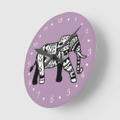 Bohemian Tribal Elephant Ronde Klok (Hoek)