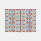 Bohemian Tribal Triangle Fleece Blanket (Voorkant (Horizontaal))