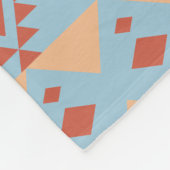 Bohemian Tribal Triangle Fleece Blanket (Hoek)