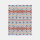 Bohemian Tribal Triangle Fleece Blanket (Voorkant)