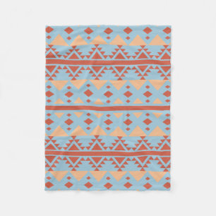 Bohemian Tribal Triangle Fleece Blanket