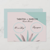 BOHEMIAN Tribale Baby Geslacht Scratch Kaarten (Voorkant / Achterkant)