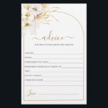 Bohemian Tropical Advice for the Bride card<br><div class="desc">Bohemische tropen advies voor de bruidskaart</div>
