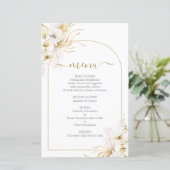 Bohemian Tropical Menu Kaart (Staand voorkant)