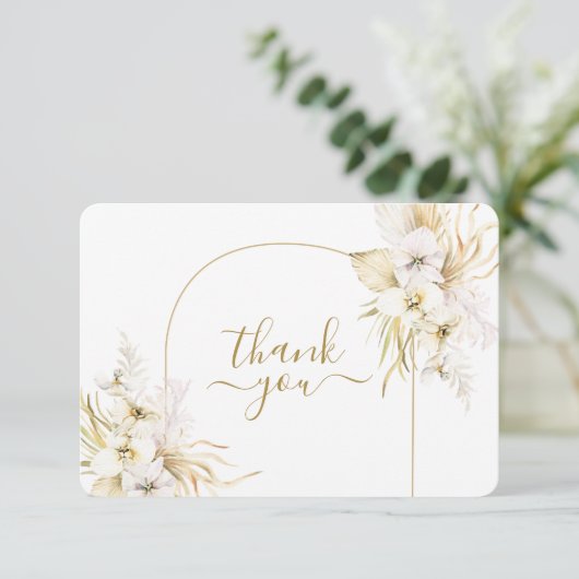 Bohemian Tropics bedankkaart (Staand voorkant)