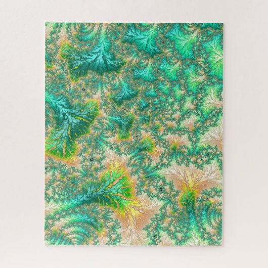Bohemian Vibrant Trippy Fractal Abstracte Spiraal Legpuzzel (Verticaal)