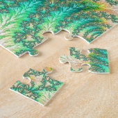 Bohemian Vibrant Trippy Fractal Abstracte Spiraal Legpuzzel (Zijkant)