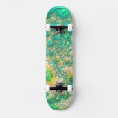 Bohemian Vibrant Trippy Fractal Abstracte Spiraal Persoonlijk Skateboard (Voorkant)