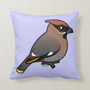 Bohemian Waxwing Kussen