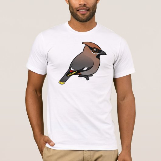 Bohemian Waxwing T-shirt (Voorkant)