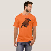 Bohemian Waxwing T-shirt (Voorkant volledig)