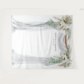 Bohemian Wedding Arch Backdrop Foto Booth Wandkleed (Voorkant (horizontaal))