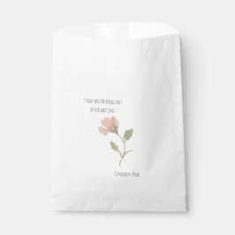 Bohemian Wedding Favor Bag Bedankzakje