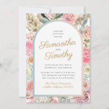 Bohemian Wedding Invitation